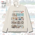 Long-Staple Cotton Long-Sleeved Khaki B