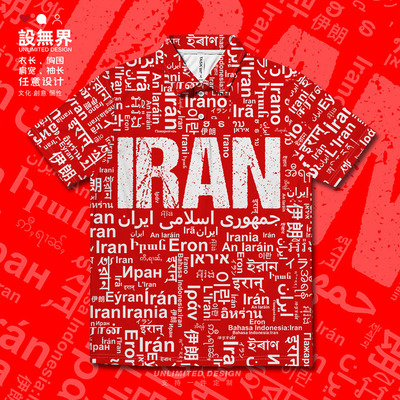 国家伊朗Iran大码速干polo衫POLO