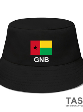 几内亚比绍Guine Bissau国家帽子遮阳帽渔夫帽男女防晒帽设 无界