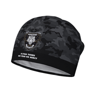 飞虎队迷彩大码拼接徽章港风堆堆帽男女帽子包头帽冬0015设 无界