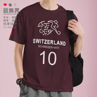 瑞士Switzerland纯棉圆领短袖T恤