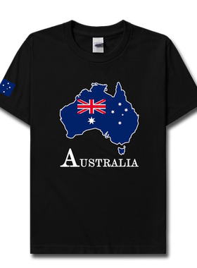 澳大利亚Australia国家地短袖T恤