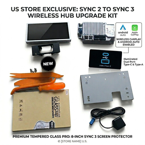 福特SYNC3 新蒙迪欧 新锐界 野马 林肯 撼路者 猛禽F150顺丰包邮