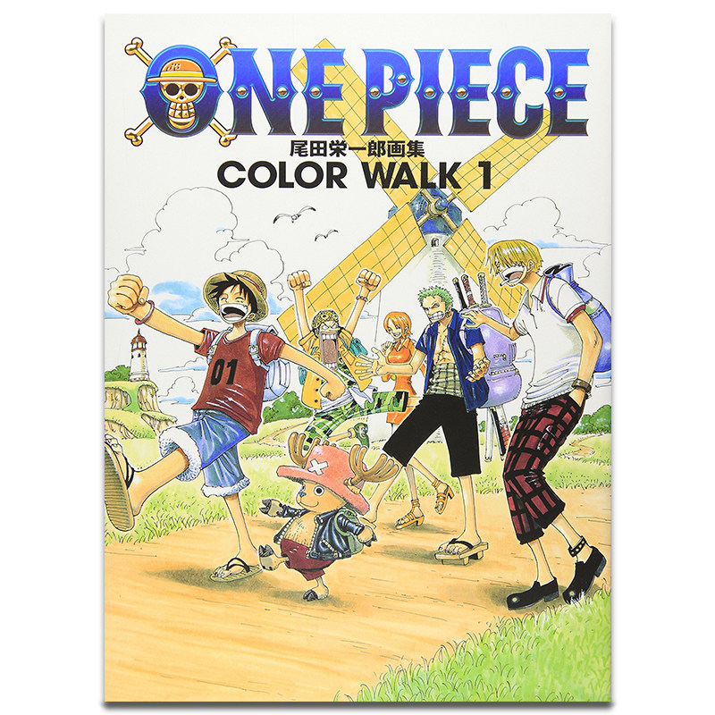 航海王 海贼王 ONEPIECEイラスト集 COLORWALK 1漫画 进口原版