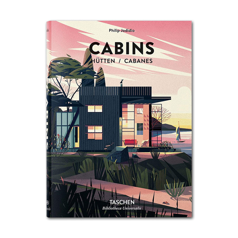 现货taschen原版 cabins 创意小屋建筑 木房子木架构建筑设计  艺术