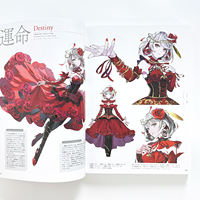 The official art illustration collection of the mobile game "Re: Echoes - Red Sounds Resound Through the End of Fate" takt op. Fortune true red melody を OFFICIAL ARTWORKS thumbnail 4