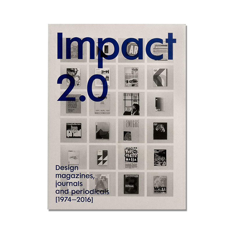 现货原版 Impact 2.0 平面图案标志字体排版创新视觉设计 1974–2016年间的杂志期刊书籍封面设计