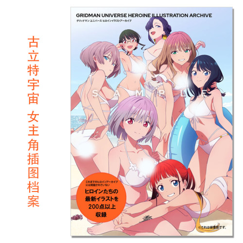 【现货】古立特宇宙 GRIDMAN UNIVERSE 女主角插画插图档案 グリッドマン ユニバース ヒロインイラストアーカイブ 一迅社