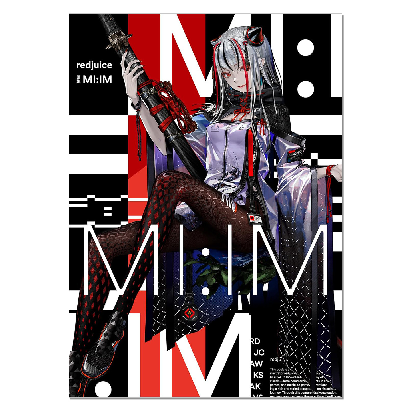redjuice画集 MI:IM 收录动画罪恶王冠、初音未来、Fate/Grand Order等作品 角色设计 服装设定 插画草图 玄光社