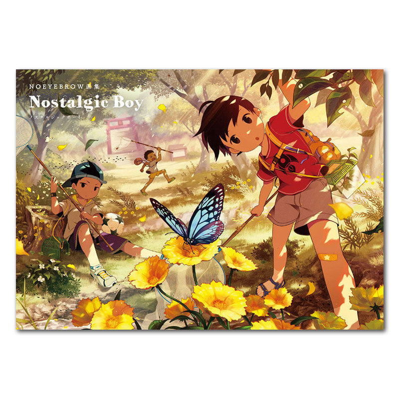 现货原版 nostalgic boy 童年场景插画 少年插图 日本插画师