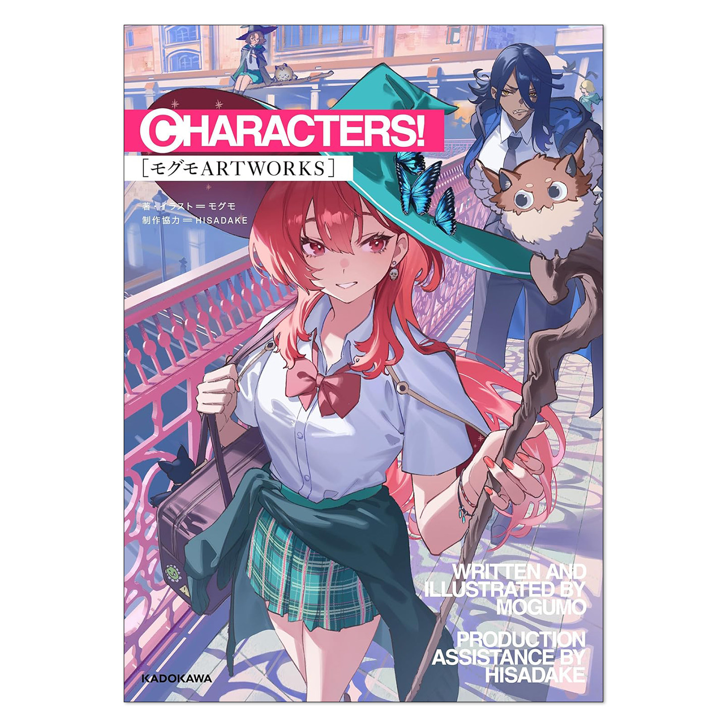 插画师毛毛原创角色设计插图艺术作品集 CHARACTERS! モグモ Artworks 机动战士高达 水星的魔女、赛车初音未来GT