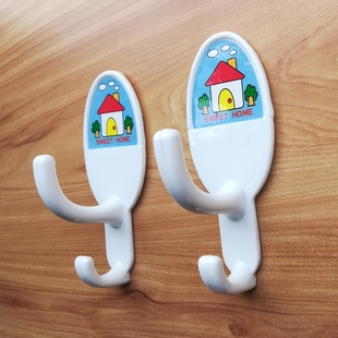 挂钩强力粘胶门后免打孔粘钩墙壁壁挂无痕承重吸盘厨房挂勾衣帽钩