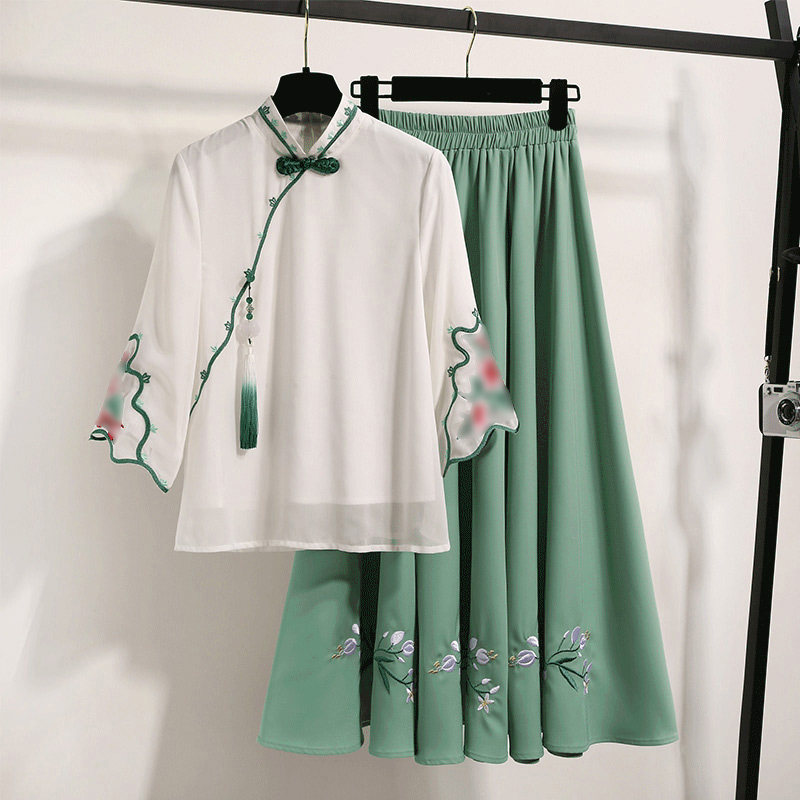 Hanfu suit Improvement Dress daily Chinese style Republic of China cheongsam element ancient costume Ethnic style Women's wearin the Women's clothing/Boutique , Costume/National costume/Stage costumes , Costume/Chinese clothing , Jacket  category - from Buy2taobao.com to provide professional Taobao agent buy service