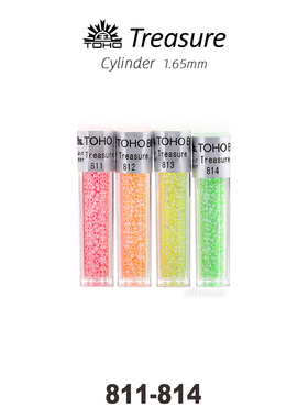 TT套装34:荧光系列~TOHO Treasure日本东宝古董珠811/812/813/814