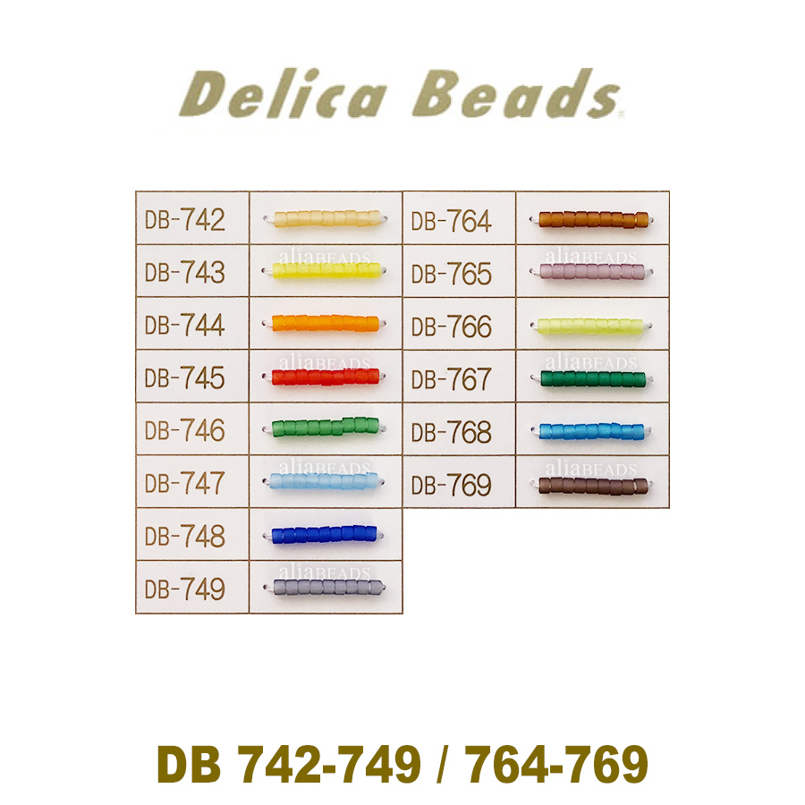 MIYUKIDB古董珠透明磨砂套装