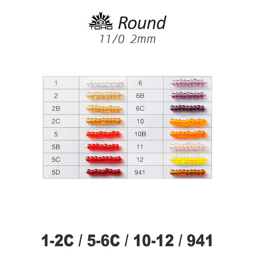 TOHO透明圆珠散珠套装