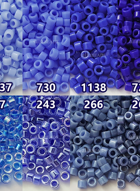 MIYUKI古董珠靛蓝色系~DB 77/243/266/267/726/730/1137/1138