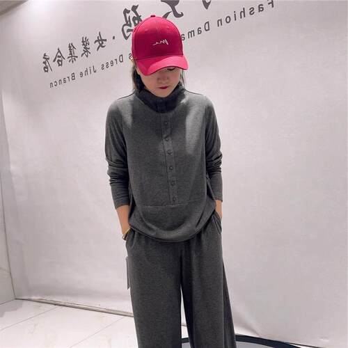 天骄一生水26832秋季新款欧货休闲衫加大码女装胖妹妹200斤卫衣衫