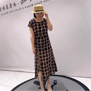 2026夏装芮娜依莲5337加肥加大码女装胖mm宽松显瘦气质裙连衣裙潮