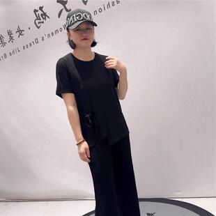 芮娜依莲时尚 女装 潮流1725醋酸料短袖 加大码 气质上衣 衫 2026夏装