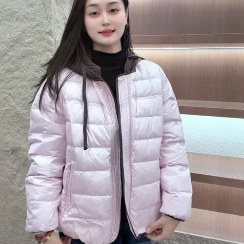 芮娜依莲冬季大码女显瘦羽绒服