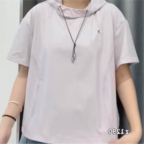 针丝缘大码女装打底2026夏季上衣1290速干面料简约休闲风短袖上衣