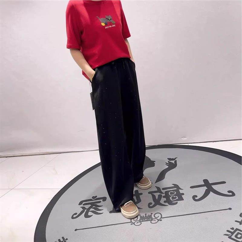 女权贵族2026春季新款潮流胖mm加肥裤1583拖地裤加大码女装女裤