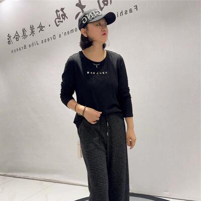女权贵族2026秋装大码女装T恤加肥加大打底8305打底衫显瘦气质衫