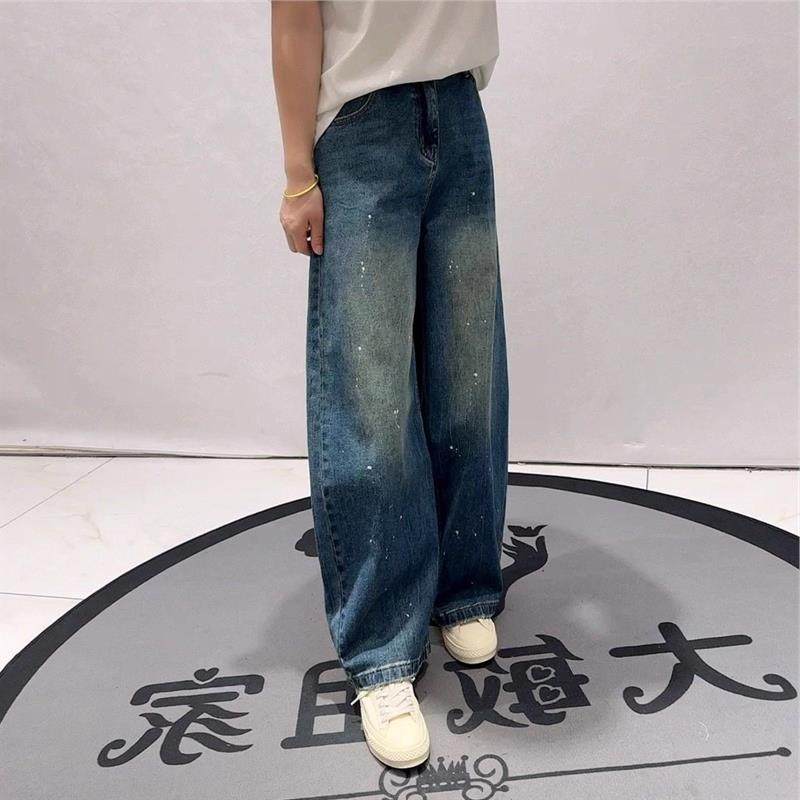 2026年货新款春柏菲蒂9915大码女装胖mm200斤弯刀裤牛仔裤