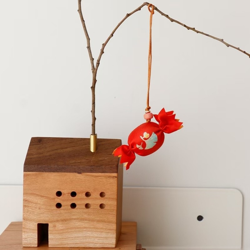 新品恬甜糖果茉莉中药香囊挂件安神助眠香包随身携带端午福袋挂饰