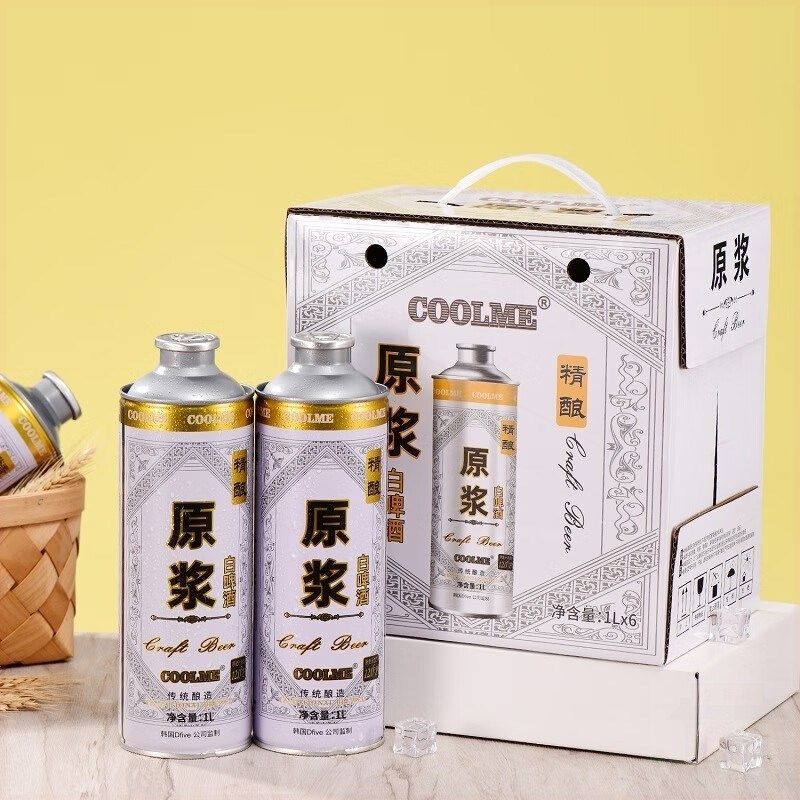 CooLMe精酿原浆白啤酒 1升x6听 装 国产怎么看?