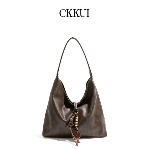 CKKUI复古极简软皮pu女包