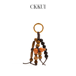 CKKUI 文淇同款满愿种子串珠包包挂件新中式复古挂饰小众设计配饰