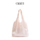 CKKUI 韩系甜美缎面粉色包包小众高级感手提包少女慵懒单肩托特包