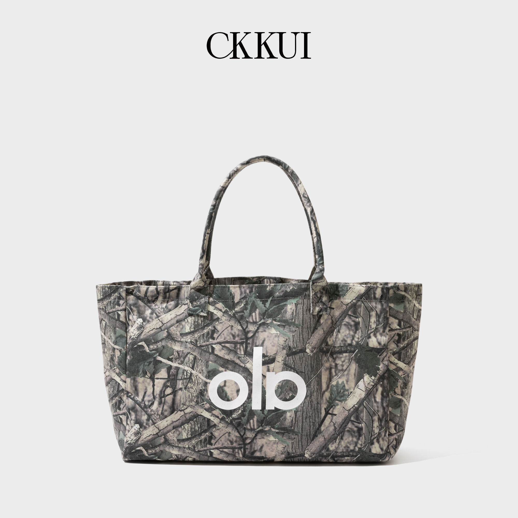 CKKUI 美式复古印花健身包包2026新款手提包大容量通勤单肩托特包,箱包皮具/热销女包/男包,托特包,淘宝优惠券,粉丝福利购,淘宝优惠卷