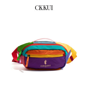 CKKUI 户外多口袋设计感胸包2025新款多巴胺腰包大容量便携斜挎包