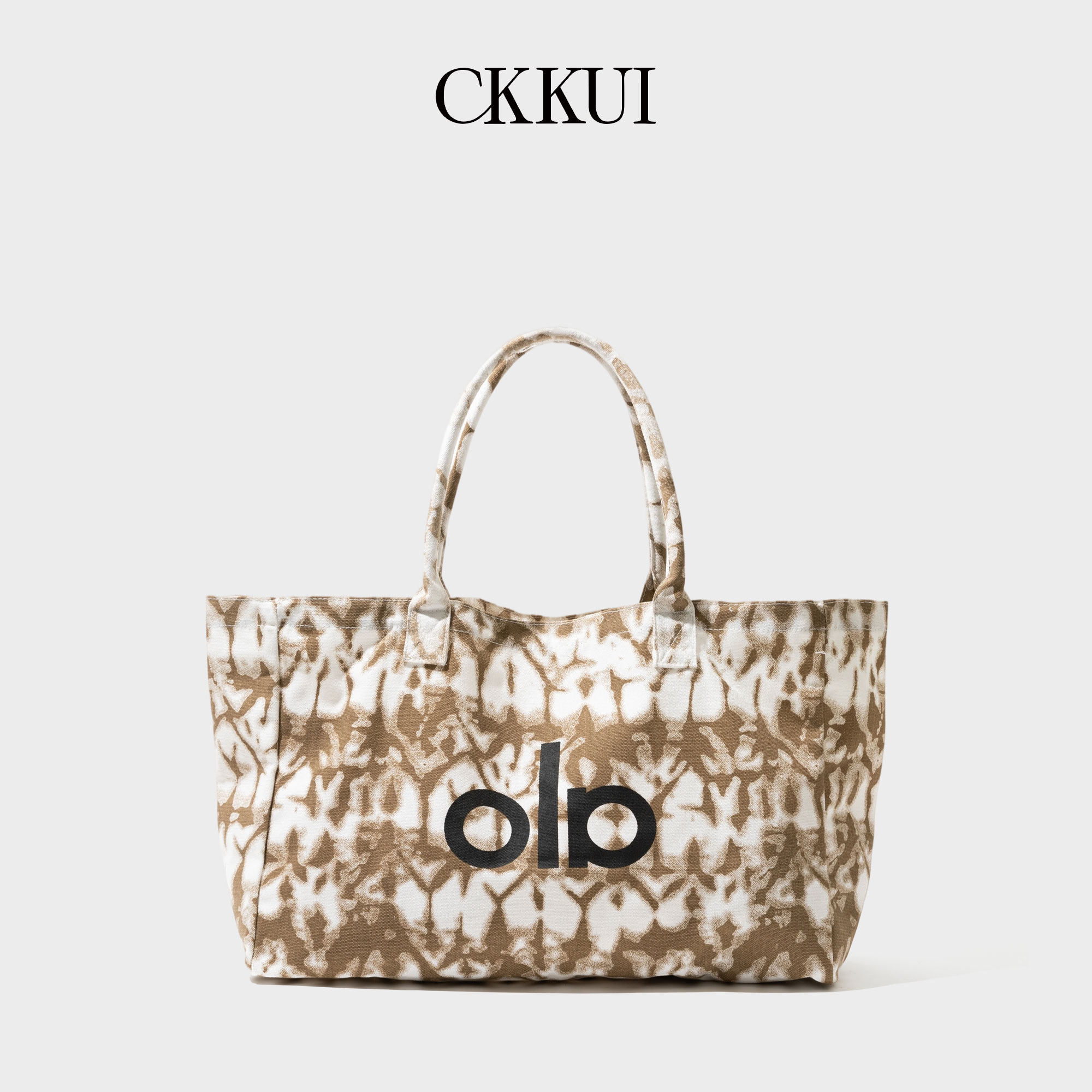 CKKUI 小众撞色字母印花包包2026年新款手提购物袋健身通勤托特包,箱包皮具/热销女包/男包,托特包,淘宝优惠券,粉丝福利购,淘宝优惠卷