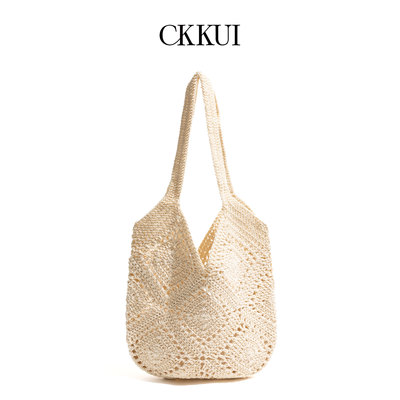 CKKUI森系小清新甜美编织包包