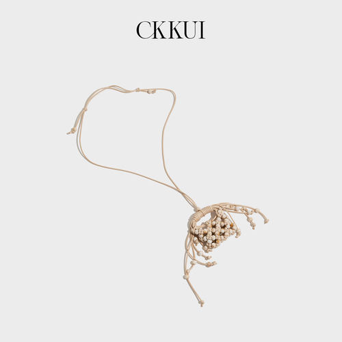 CKKUI小众串珠耳机包包2026夏季