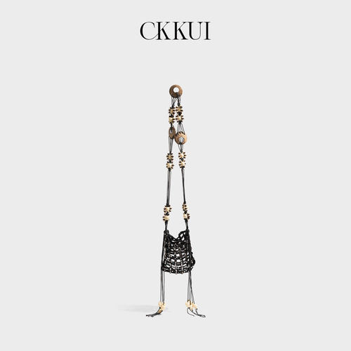 CKKUI森系度假风串珠编织包包
