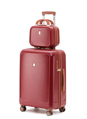出口日本行李箱20寸登机箱结婚陪嫁拉杆箱24寸红色旅行箱26寸托运