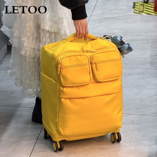 LETOO轻便手提小行李箱男女旅行箱登机密码箱儿童拉杆包牛津布箱
