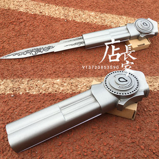 进口PU树脂刺客信条袖箭游戏道具COSPLAY配件武器甩射袖箭现货