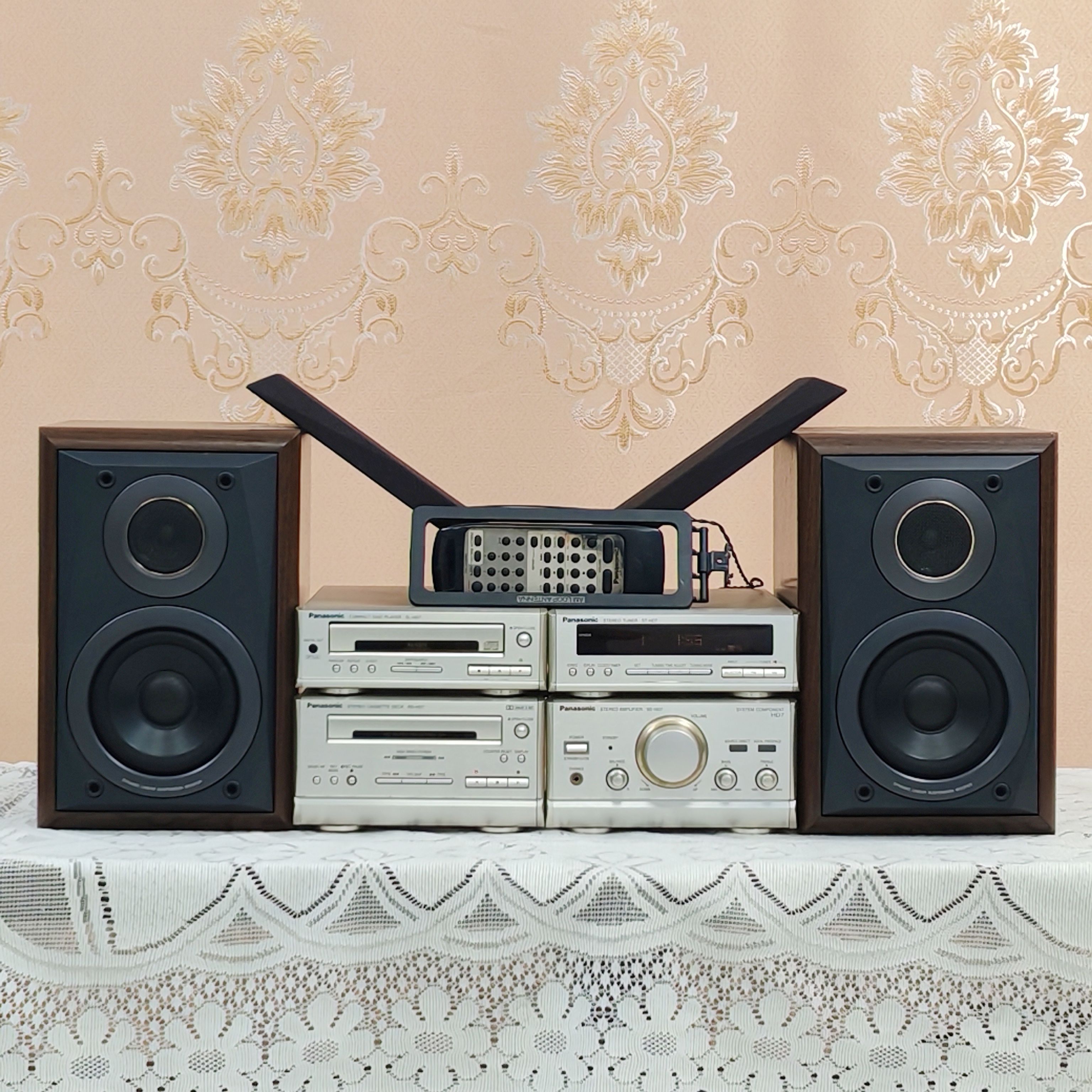 原装进口二手音响 松下 / Panasonic SE-HD7 桌面多功能 组合音响