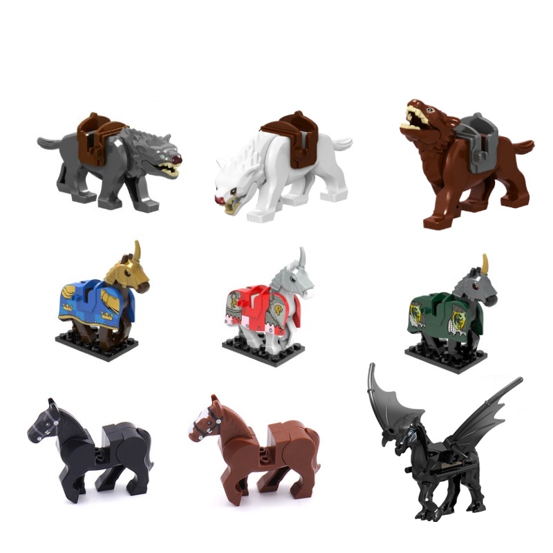 Diy配件moc骑兵团马鞍乐高玩具