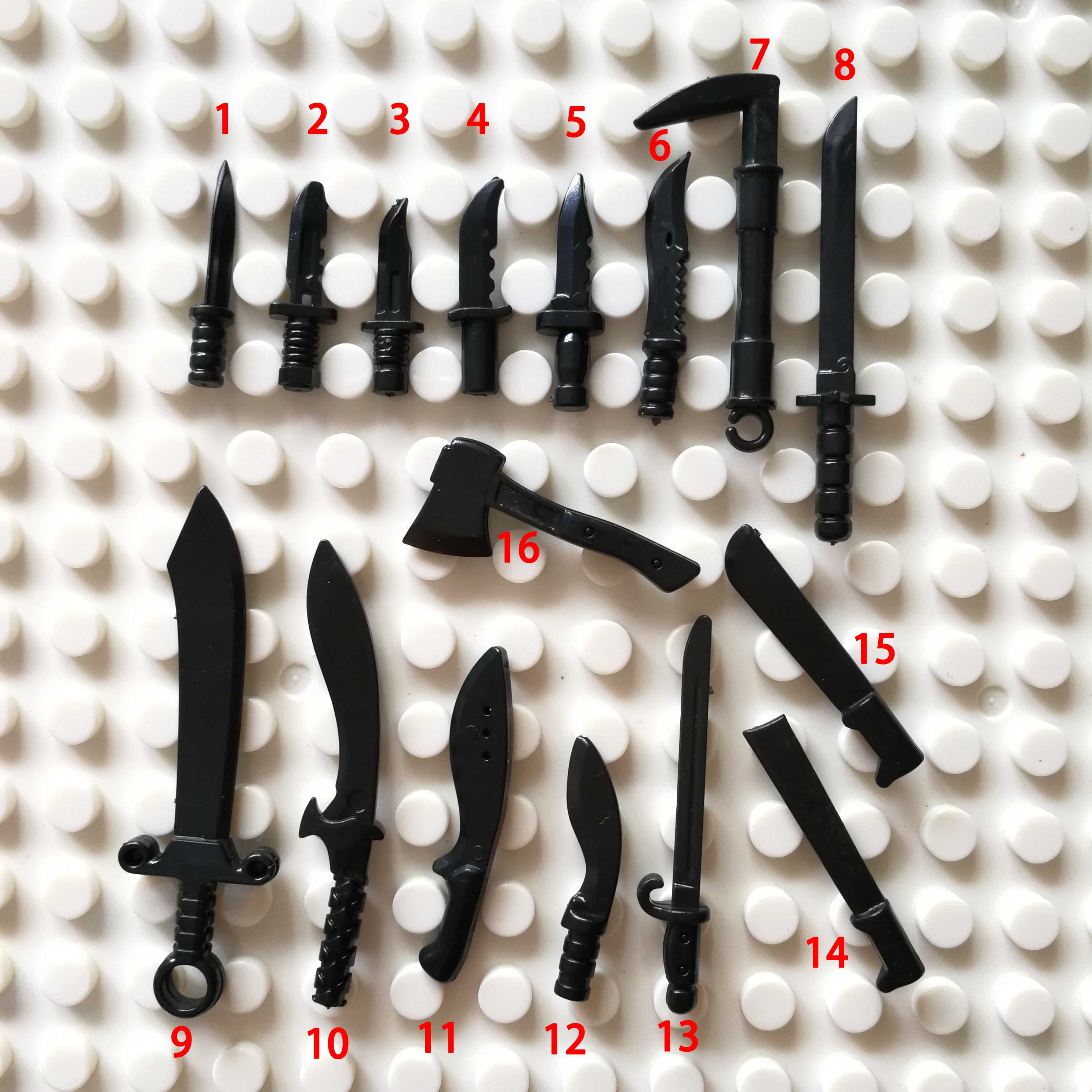 军事镰刀斧头小人偶国产三棱积木