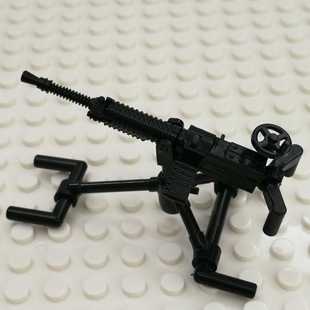 九二92式重机枪抗日武器拼装积木军事moc第三方装备场景配件男孩