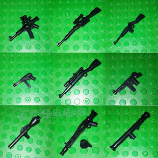 第三方军事武器装备积木配件二战枪支大炮兼容式军队人仔弹药