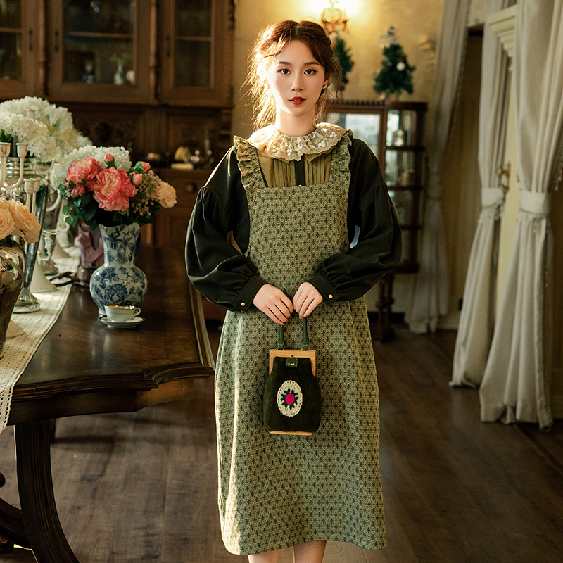 法式复古宫廷加厚秋冬衬衫