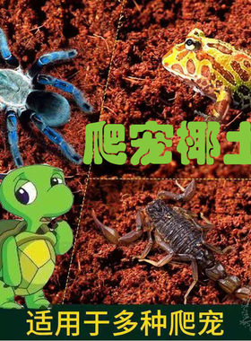 椰土爬宠爬虫垫材乌龟冬眠